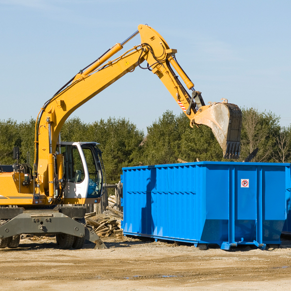 can i request a rental extension for a residential dumpster in Gascoyne